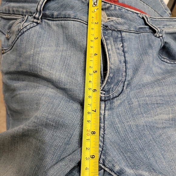 Sasson Light Wash Bootcut Boogie Stretch Denim VTG Jeans Sz 8 34"x30" - Picture 10 of 10